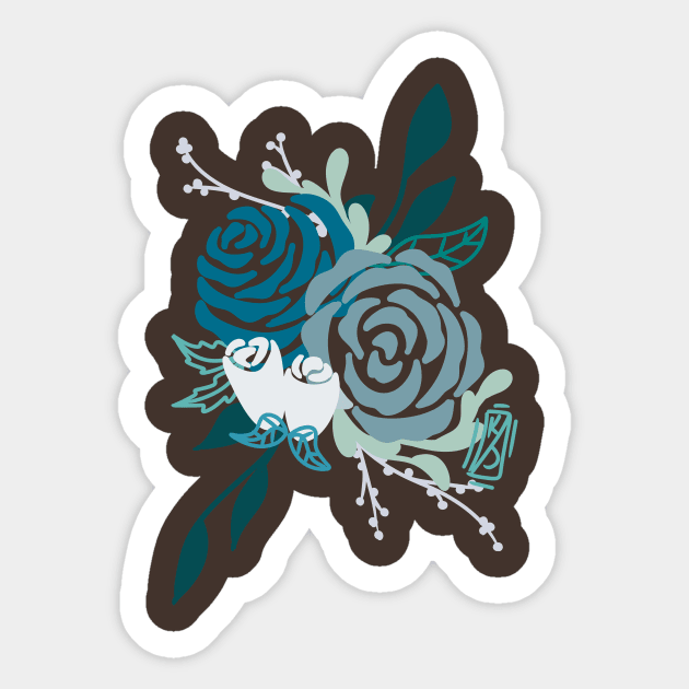 Icy Roses Sticker by Pastel.Punkk